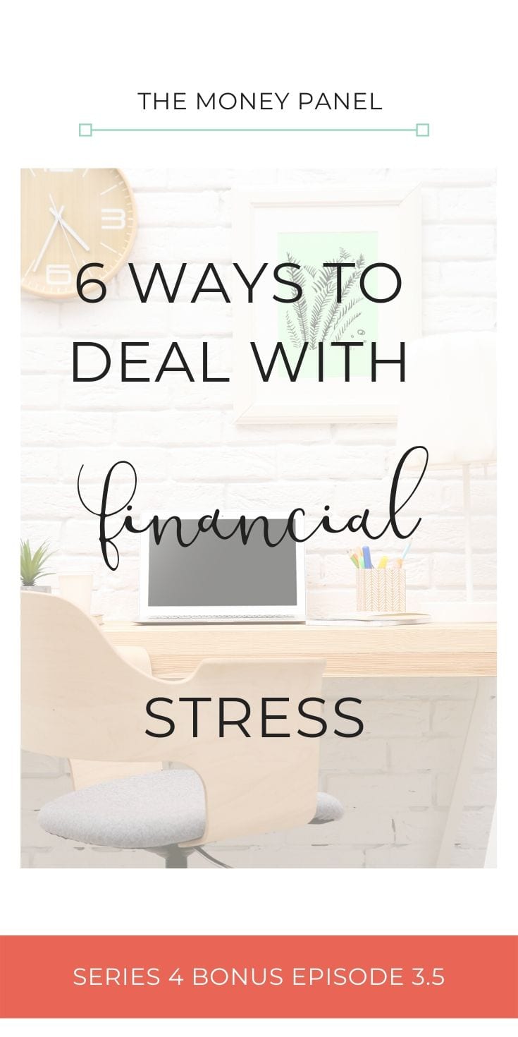 I wanted to share some tips with you this morning about six ways to deal with financial stress. I'm a big believer in getting into these money conversations
